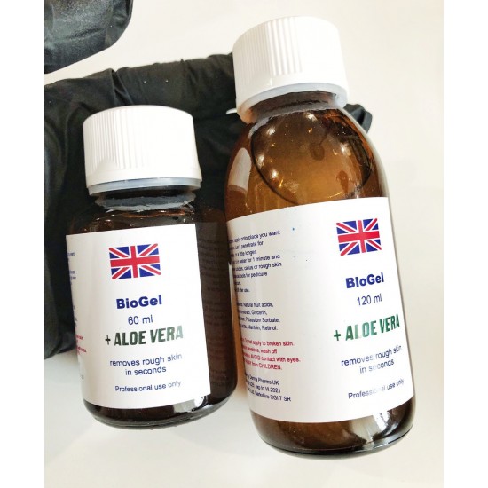 Ремувер кислотный для педикюра BioGel Aloe Vera. 60 мл (2100994247011)
